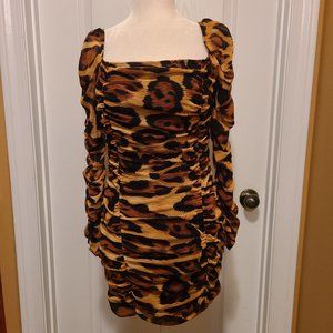 Animal print dress